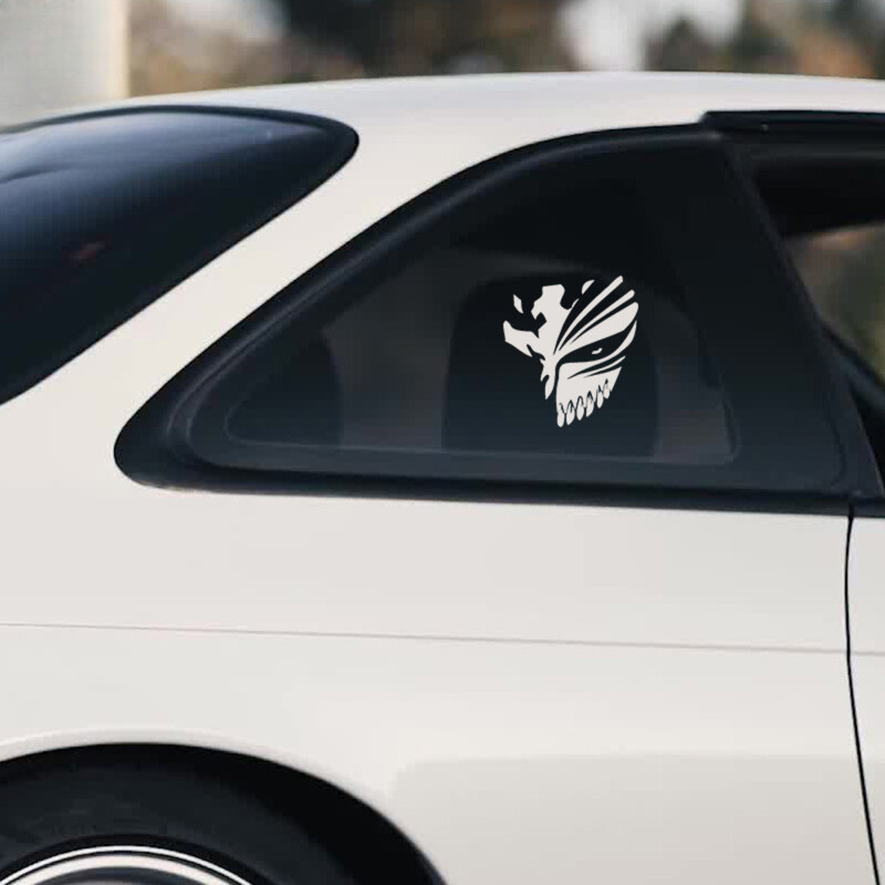 Nové posmrtné masky Anime JDM motocyklové nálepky na predné sklo, okno palivovej nádrže, motocyklovú prilbu, dekoratívne vinylové nálepky