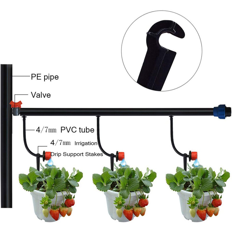 Lašelinio drėkinimo atraminiai kuoliukai Lašelinio drėkinimo atramos laikikliai, skirti laistyti sodus, vejas kiemą IMNT