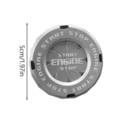 Motociklo rakto dangtelis 1 mygtuko paleidimo mygtuko dangtelis Dekoratyvinis sukamasis paleidimo mygtuko dangtelis „pasidaryk pats“ papuošimai motociklo užraktui
