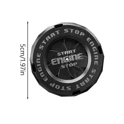 Motociklo rakto dangtelis 1 mygtuko paleidimo mygtuko dangtelis Dekoratyvinis sukamasis paleidimo mygtuko dangtelis „pasidaryk pats“ papuošimai motociklo užraktui