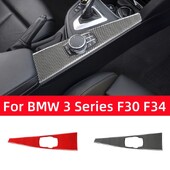 Pentru BMW Seria 3 GT F30 F34 2013-2018 Accesorii Fibră de Carbon Interior Auto Comandă Centrală Panou Multimedia Trim Cover Autocolante