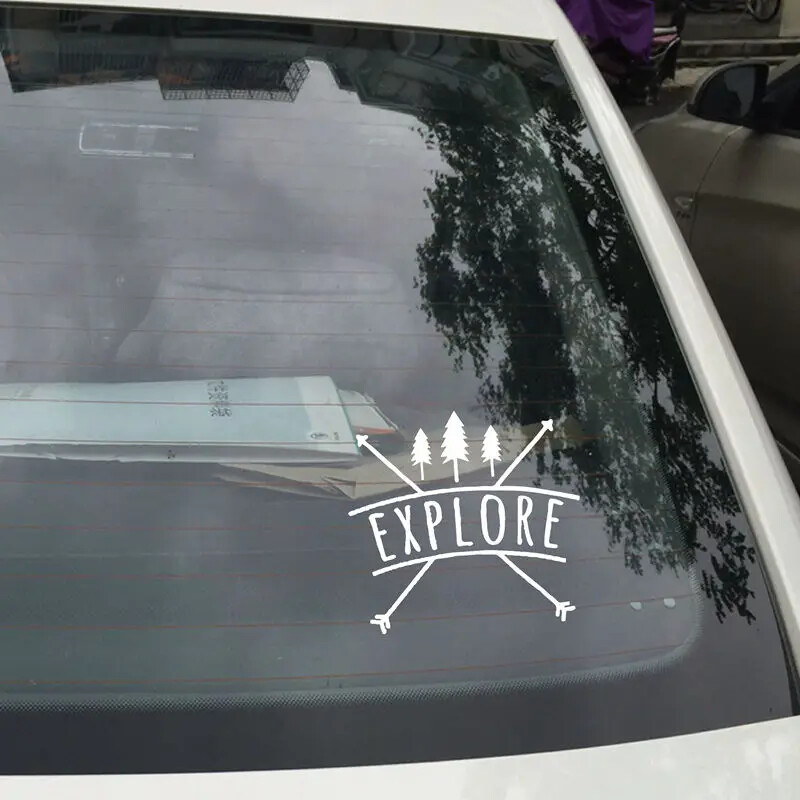 -Vinylové nálepky na autá, prieskum lesa, nálepky na stromy, počítače, notebooky alebo dekorácie na auto