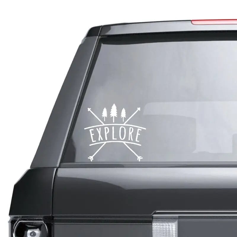 -Vinylové nálepky na autá, prieskum lesa, nálepky na stromy, počítače, notebooky alebo dekorácie na auto