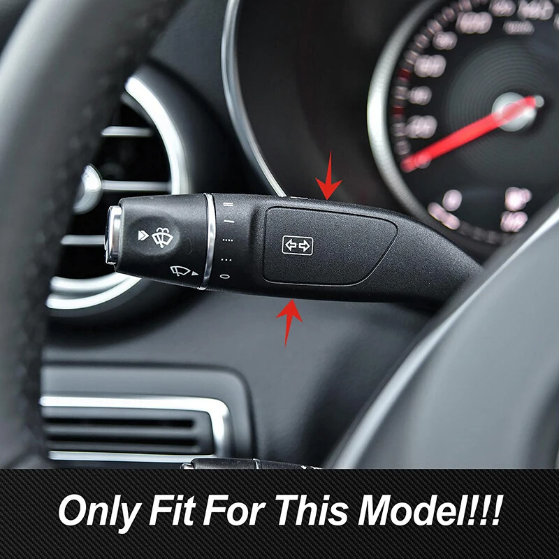 Levier de vitesse d'essuie-glace pour voiture, couvercle de croisière, cadre de garniture pour Mercedes Benz ABCES GLC CLA G