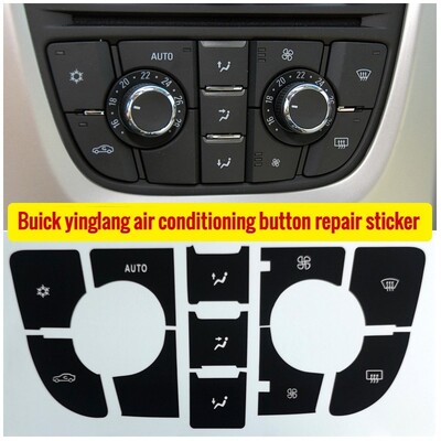 Az Opel Astra J rádiógomb matrica a Vauxhall Holden Astra javítási matricákhoz Műszerfal rögzítés Klímaszabályzó CD MP3 panel