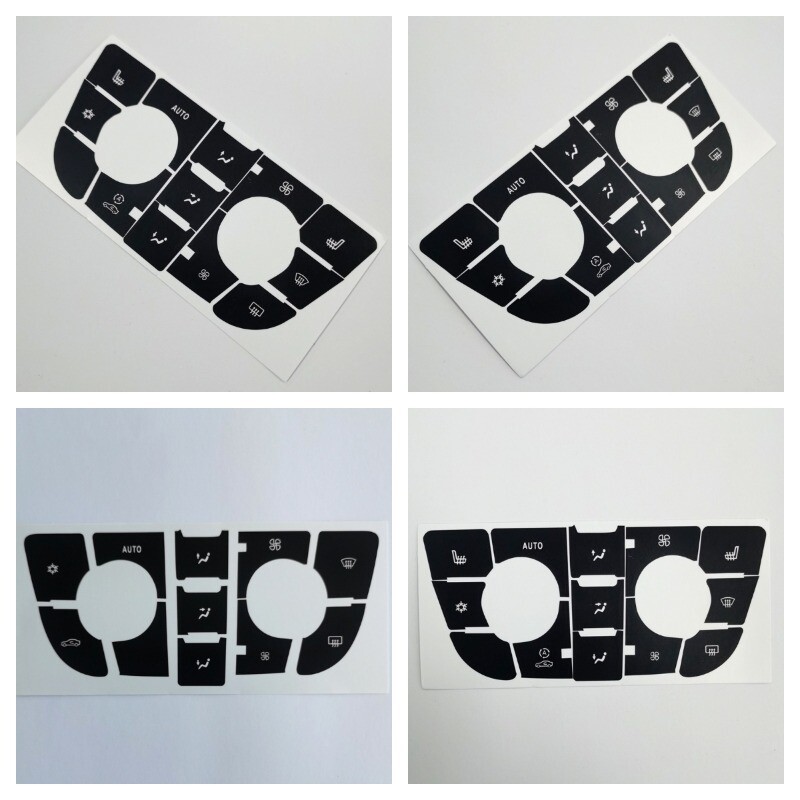 Skirta Opel Astra J radijo mygtuko lipdukas, skirtas Vauxhall Holden Astra remonto lipdukai Prietaisų skydelio tvirtinimas klimato kontrolės CD MP3 skydelis