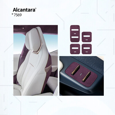 Automašīnas logu paneļa pogu aizsardzības dekoratīvā uzlīme zamšāda ZEEKR X zeekr 007 auto Pogu aizsardzības uzlīmju piederumi