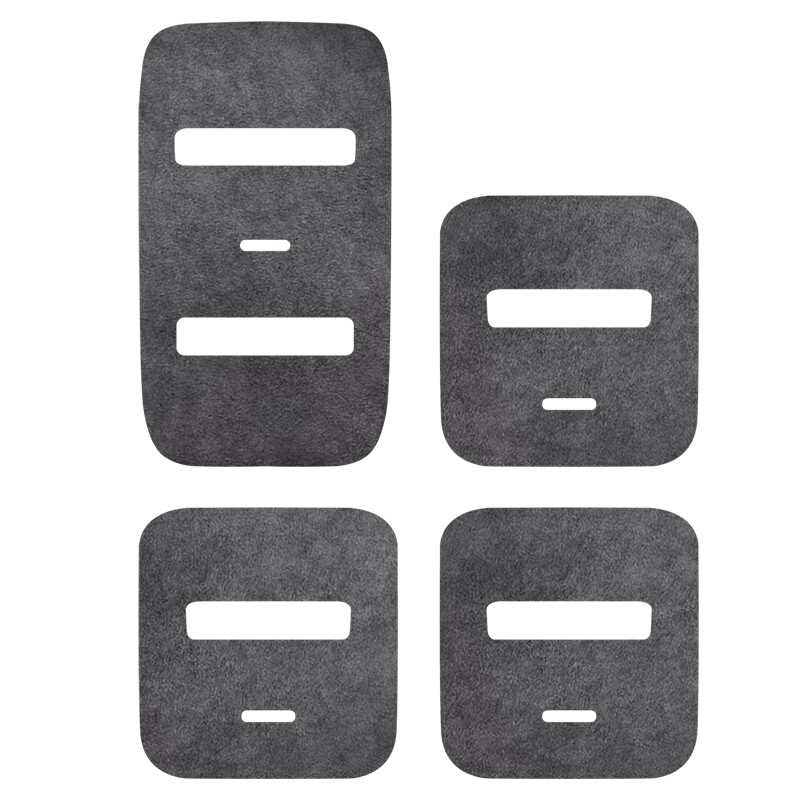 Automašīnas logu paneļa pogu aizsardzības dekoratīvā uzlīme zamšāda ZEEKR X zeekr 007 auto Pogu aizsardzības uzlīmju piederumi