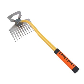 1 Grass Pot Soil Weeding Tool Manganese Steel 4/11 Tooth Manual Excavator Refurbished Garden Land Herb Supplies Easily Pulled