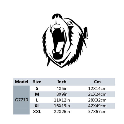Kreatívne nálepky Fiercely Bear Voiture, vodotesné vinylové nálepky na auto s vtipnou bláznivou mačkou, príslušenstvo pre Mazda Cruze Peugeot