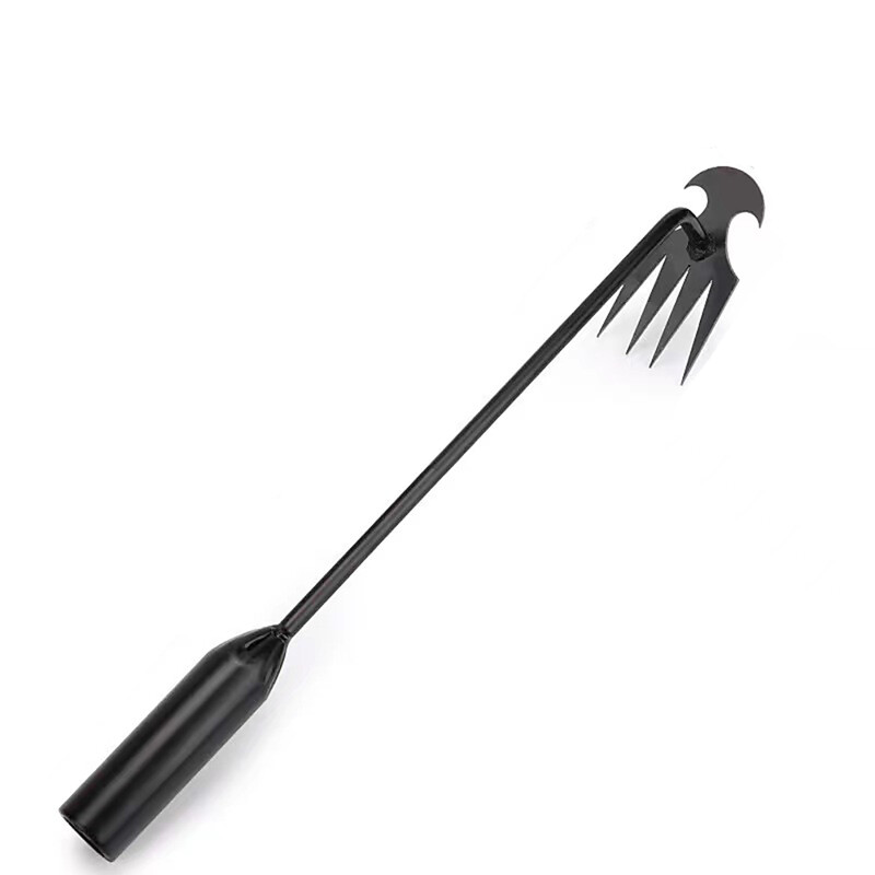 4 dantys – daugiafunkcinis rankinis ravėjimo įrankis sodui – patvarus ir nešiojamas sodo ravėjimo įrankis, skirtas daržovėms ir ūkiniams augalams