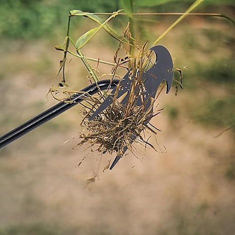 4 dantys – daugiafunkcinis rankinis ravėjimo įrankis sodui – patvarus ir nešiojamas sodo ravėjimo įrankis, skirtas daržovėms ir ūkiniams augalams