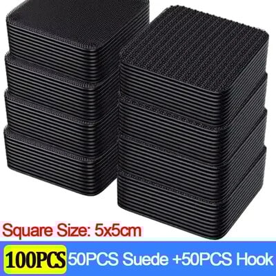 Kilimų tvirtinimo lipdukai 100/2vnt Dvigubi aukštai lipnūs automobilių tvirtinimo pleistrai Neslystantis kilimėlis Namuose Grindų kilimėliai Pėdų kilimėliai Neslystančios sukibimo juostos Nauja