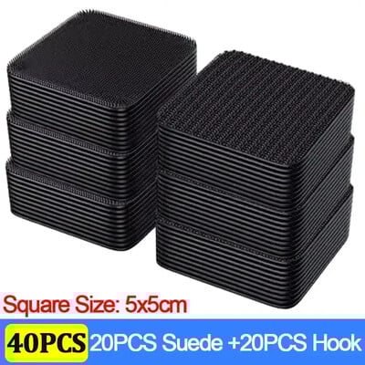 Kilimų tvirtinimo lipdukai 100/2vnt Dvigubi aukštai lipnūs automobilių tvirtinimo pleistrai Neslystantis kilimėlis Namuose Grindų kilimėliai Pėdų kilimėliai Neslystančios sukibimo juostos Nauja