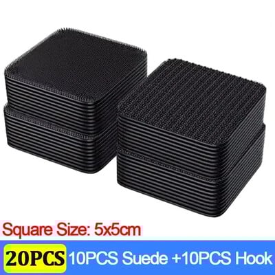 Kilimų tvirtinimo lipdukai 100/2vnt Dvigubi aukštai lipnūs automobilių tvirtinimo pleistrai Neslystantis kilimėlis Namuose Grindų kilimėliai Pėdų kilimėliai Neslystančios sukibimo juostos Nauja