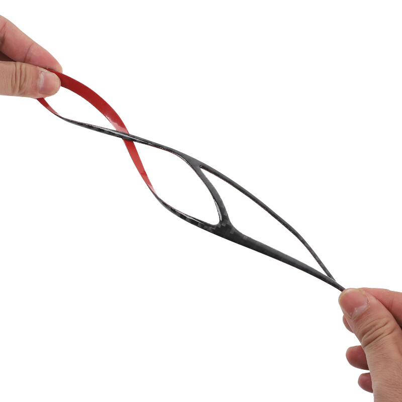 Lexus GS 2013-2019 autóbelső tartozékaihoz szénszálas autó központi tárolódoboz panel díszítő keret burkolat borító matricák