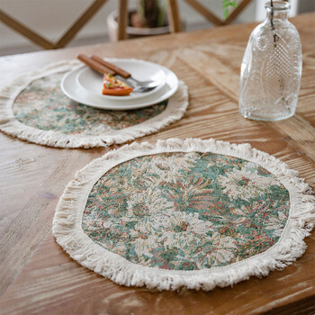 Sunflower Table Runner, Jacquard Craftsmanship Διακόσμηση τραπεζιού τσαγιού, Γάμος πάρτι, Διακόσμηση διακοπών Καλύτερη επιλογή