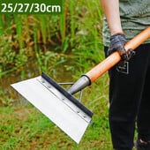 Lopată din oțel cu mangan, 3 dimensiuni, lopată metalică pentru curățare plată, plantare, plivire, grădină multifuncțională în aer liber
