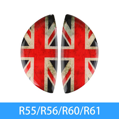 2 DB autóajtó csukló fogantyúk karcolásgátló 3D sztereó védőmatrica BMW MINI ONE Cooper S CLUBMAN R55 R56 R60 R61 matricákhoz