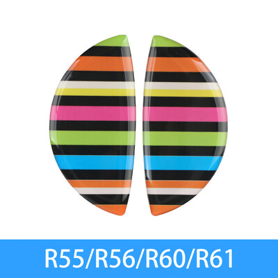 2 DB autóajtó csukló fogantyúk karcolásgátló 3D sztereó védőmatrica BMW MINI ONE Cooper S CLUBMAN R55 R56 R60 R61 matricákhoz