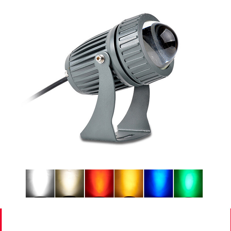 LED10W svjetlo s jednim snopom Reflektor za rimske stupove Vanjska pejzažna rasvjeta Daljinski reflektor Vanjska zidna projekcija Perilica za zid