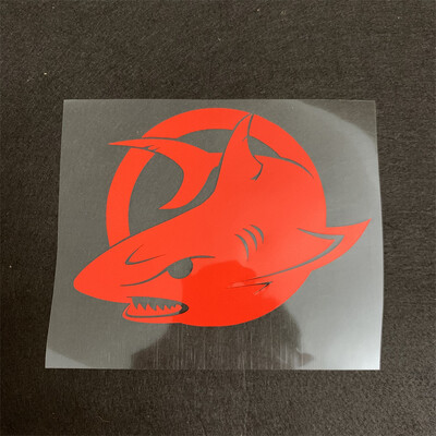 Autocolant pentru mașină SHARK Autocolant reflectorizant rezistent la apă Autocolante decorative pentru caroserie Protecție zgârieturi Motocicletă electrică modificată