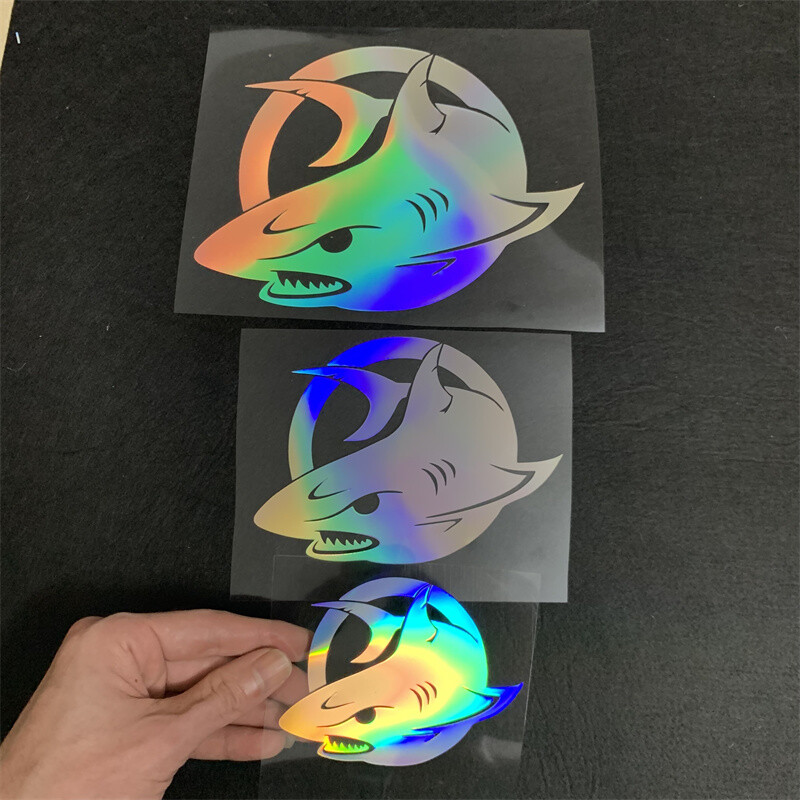 Autocolant pentru mașină SHARK Autocolant reflectorizant rezistent la apă Autocolante decorative pentru caroserie Protecție zgârieturi Motocicletă electrică modificată