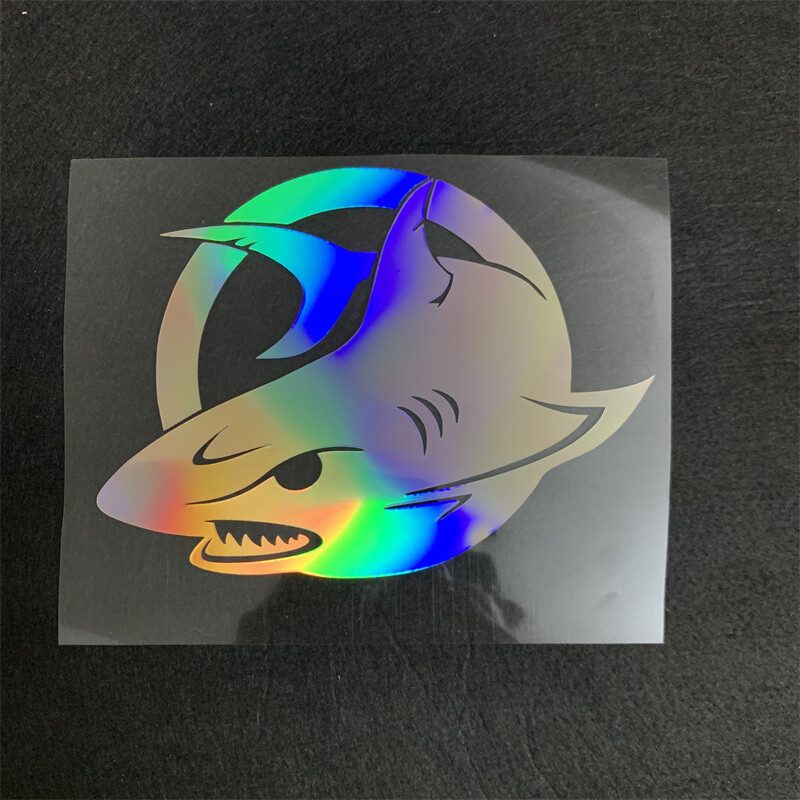 Autocolant pentru mașină SHARK Autocolant reflectorizant rezistent la apă Autocolante decorative pentru caroserie Protecție zgârieturi Motocicletă electrică modificată