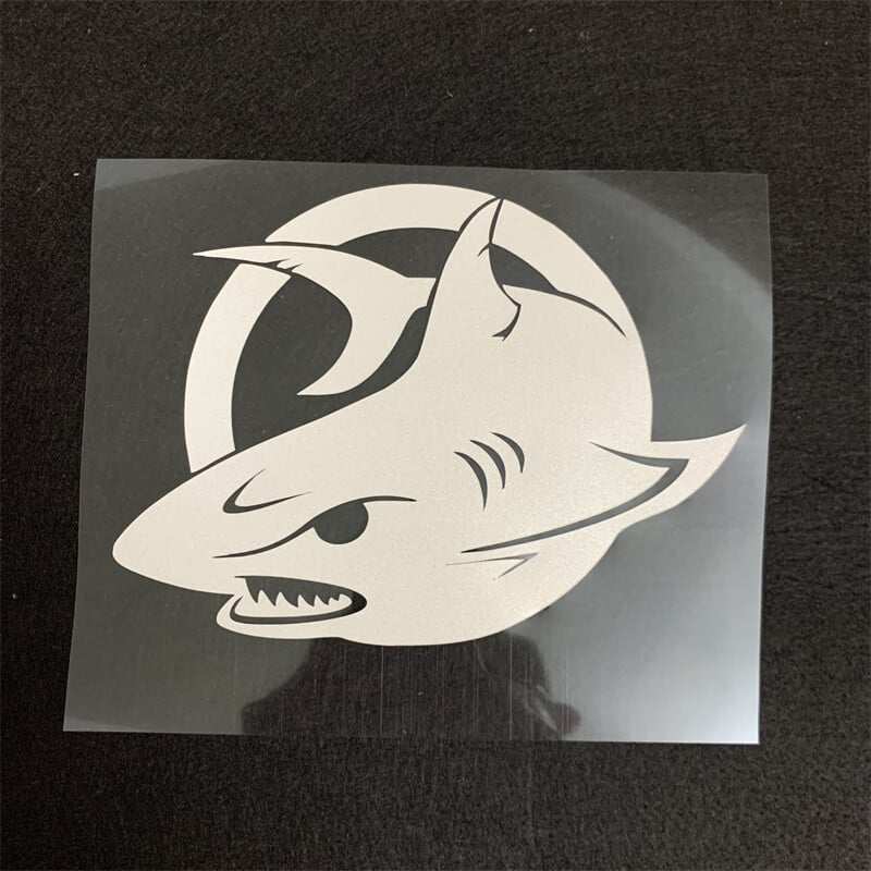 Autocolant pentru mașină SHARK Autocolant reflectorizant rezistent la apă Autocolante decorative pentru caroserie Protecție zgârieturi Motocicletă electrică modificată