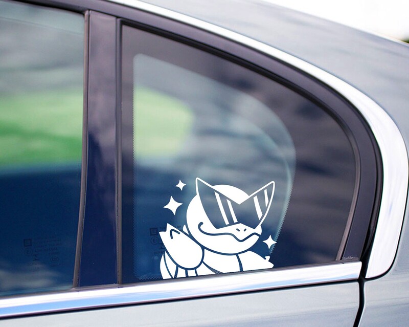 Aranyos anime autómatricák vágott vinil matricák autóablak lökhárító szélvédő autódíszekhez Audi BMW-hez