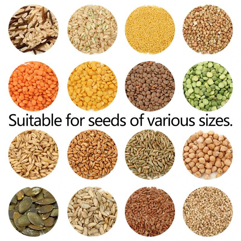 Seed Spreaders Hand Dial Garden Seeder Sower with Adjustable Hole Multi-function Portable Blackish Green για σπορά κηπουρικής