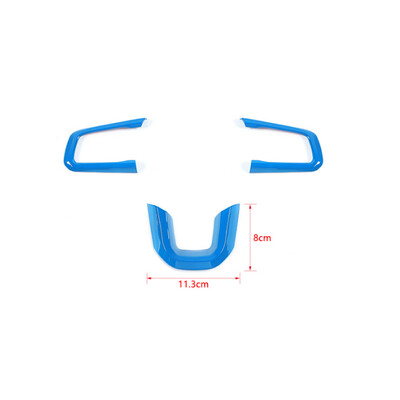 JIDIXIAN για Jeep Wrangler JL Gladiator JT 2018 2019 2020 2021 2022 2023 2024 Αξεσουάρ διακοσμητικού καλύμματος τιμονιού αυτοκινήτου