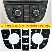 Autocolante pentru interior Buton A/C Panoul Clima Buton uzat Autocolante de reparare Buton decalcoli pentru comutator pentru Buick Excelle