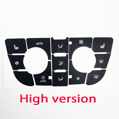 Autocolante pentru interior Buton A/C Panoul Clima Buton uzat Autocolante de reparare Buton decalcoli pentru comutator pentru Buick Excelle