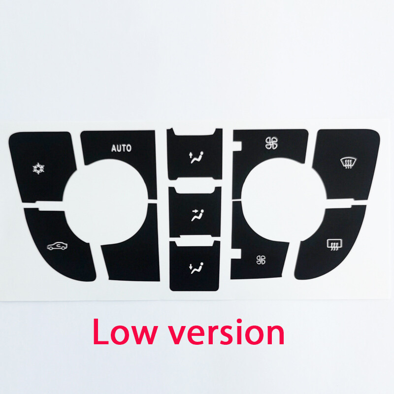 Autocolante pentru interior Buton A/C Panoul Clima Buton uzat Autocolante de reparare Buton decalcoli pentru comutator pentru Buick Excelle