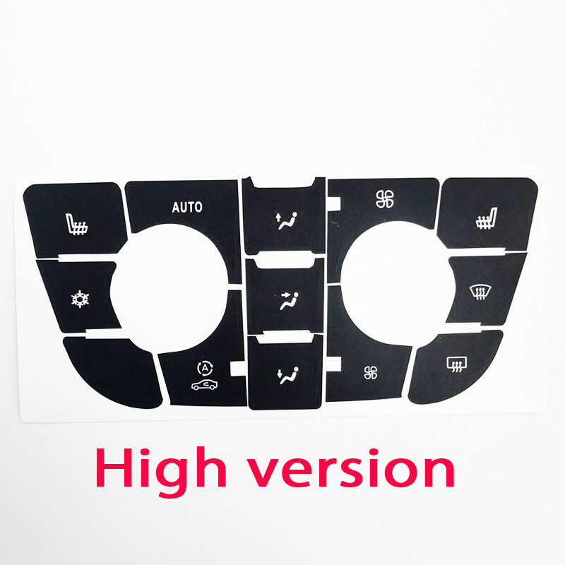 Autocolante pentru interior Buton A/C Panoul Clima Buton uzat Autocolante de reparare Buton decalcoli pentru comutator pentru Buick Excelle