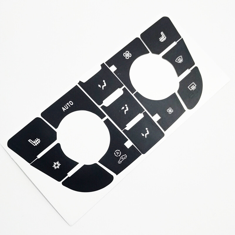 Autocolante pentru interior Buton A/C Panoul Clima Buton uzat Autocolante de reparare Buton decalcoli pentru comutator pentru Buick Excelle