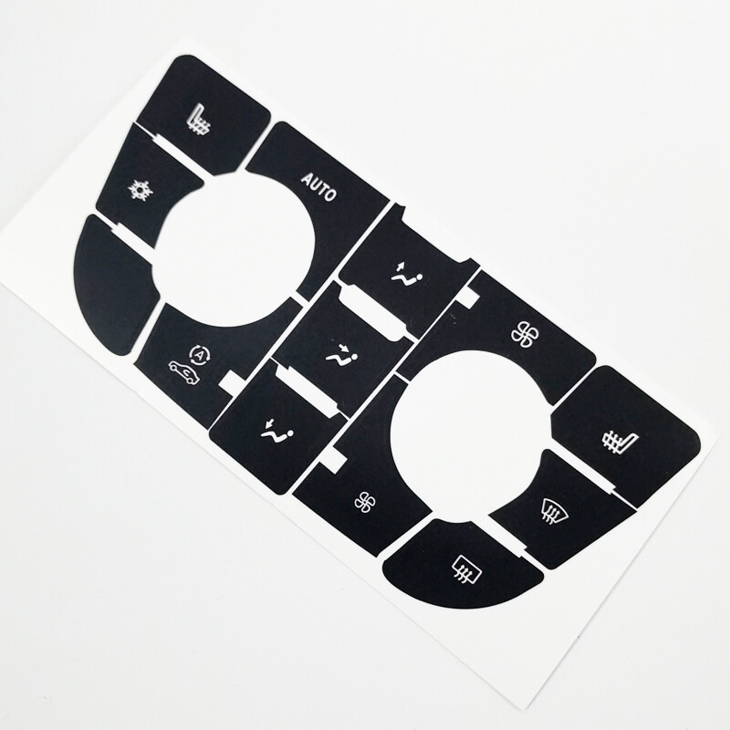 Autocolante pentru interior Buton A/C Panoul Clima Buton uzat Autocolante de reparare Buton decalcoli pentru comutator pentru Buick Excelle