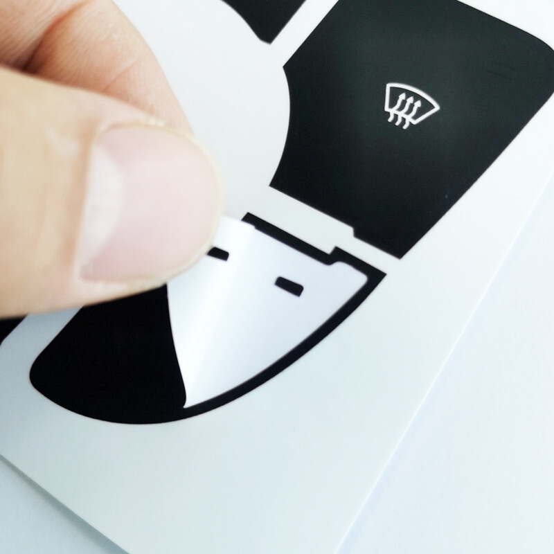 Autocolante pentru interior Buton A/C Panoul Clima Buton uzat Autocolante de reparare Buton decalcoli pentru comutator pentru Buick Excelle