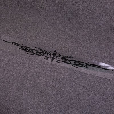 Ангелски крила Тотем Стикери за кола Линии на шевове Модни винилови аксесоари за екстериорен декор Големи размери Стикери за авто Водоустойчив