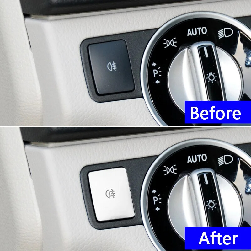 Couvercle de bouton de réglage de l'interrupteur de voiture, garniture pour Mercedes Benz Classe ABCE W176 W246 W204