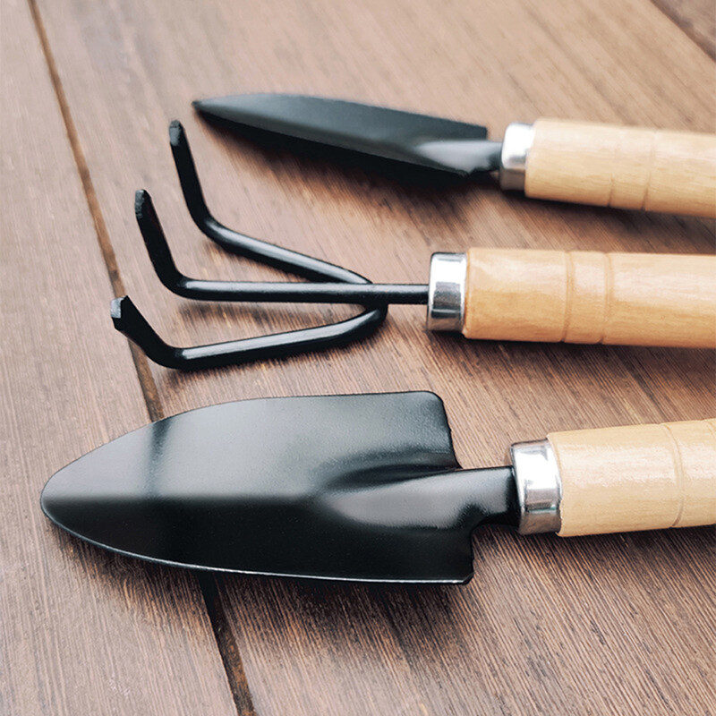 3 db Lapát Gereblye Széles Keskeny Hasznos Ültető Lapát Talajásás Fogantyú Kertészet Kéziszerszámok Növekvő családi kert