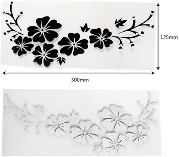 Αυτοκόλλητα αυτοκινήτου Flower Blossom Αυτοκόλλητα αυτοκόλλητα παραθύρου προφυλακτήρα πόρτας γρατσουνιές κάλυμμα Αυτοκόλλητα Αυτοκόλλητα μοτοσικλέτας στυλ αυτοκινήτου Αυτοκόλλητα βινυλίου Διακόσμηση αυτοκινήτου