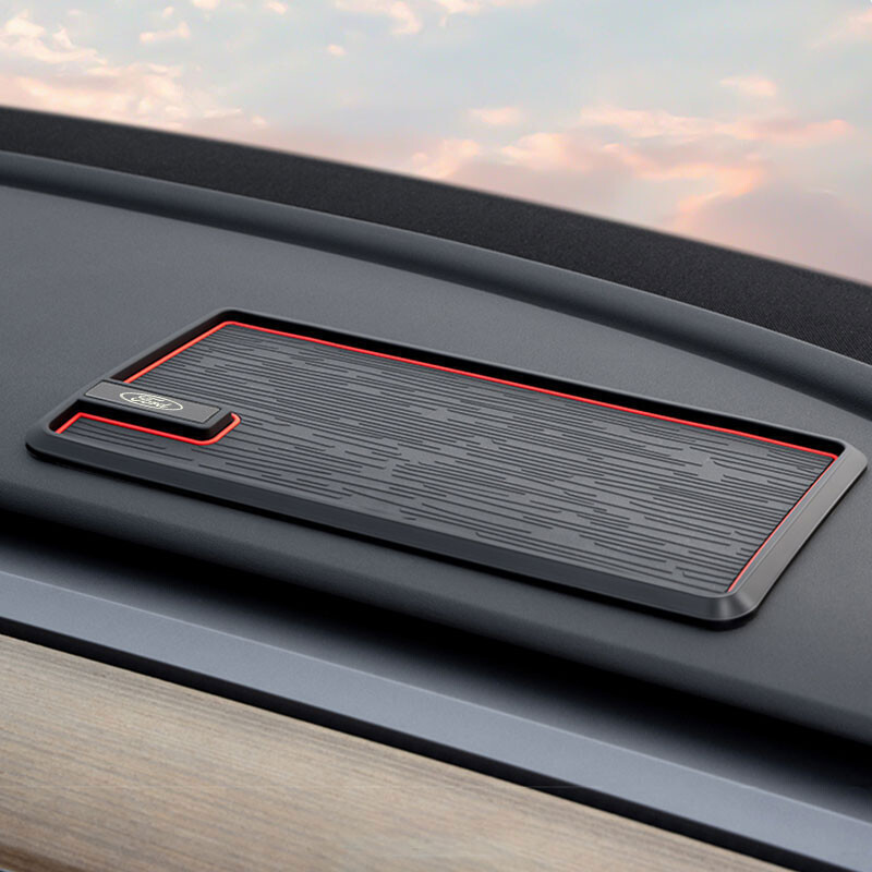 Covorașul anti-alunecare pentru tabloul de bord al mașinii Suport pentru ochelari de soare pentru telefon pentru Ford Mustang Kuga F-150 Raptor ST line Escape Flex Transit