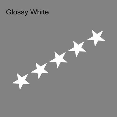 20x3cm Autocolante pentru mașină dorite 5 stele Film de vinil auto GTA Decalcomanii pentru bara de protecție auto ferestre motociclete laptop pereți Accesorii auto