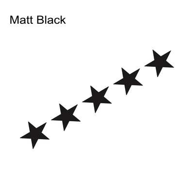 20x3cm Autocolante pentru mașină dorite 5 stele Film de vinil auto GTA Decalcomanii pentru bara de protecție auto ferestre motociclete laptop pereți Accesorii auto