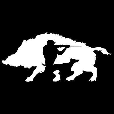 Наклейка на авто Кабан Охота Vinyl Matrica Autómatrica Vadászdisznó Vízálló Auto Dekorok Teherautó lökhárító hátsó ablakán