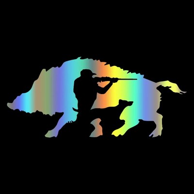 Наклейка на авто Кабан Охота Vinyl Matrica Autómatrica Vadászdisznó Vízálló Auto Dekorok Teherautó lökhárító hátsó ablakán