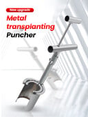 Sodo statinė persodinamoji skylė kasimo kastuvas sustorėjusių metalinių sodinukų sodinimo ir persodinimo įrankiai