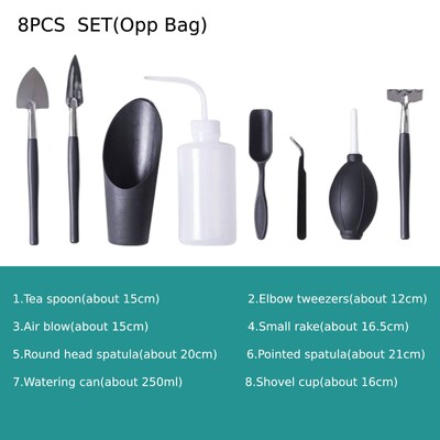 Mini kit de jardiniere de grădină Instrumente pentru plante suculente Set de instrumente de mână pentru grădină Instrument de răsad pentru transplant în miniatură pentru bonsai de interior
